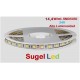 Tira LED 5 mts Flexible 24V 72W 300 Led SMD 5050 IP20 Blanco Cálido 2400ºK Alta Luminosidad